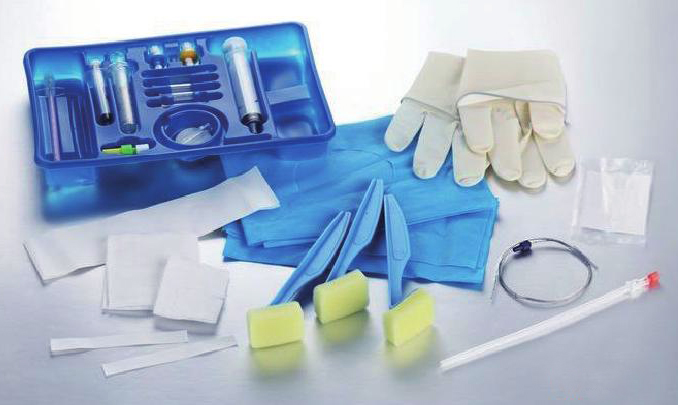 Disposable sterile medical devices packing